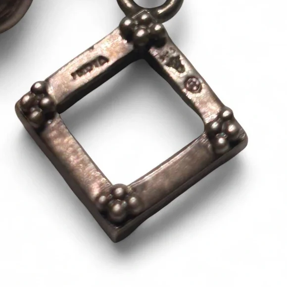 Vintage Silpada glass bead and sterling silver bracelet. - Picture 4 of 4